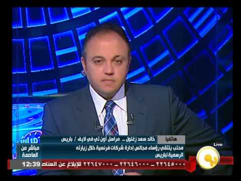 فيديو محلب يلتقي رؤساء مجالس إدارة شركات فرنسية
