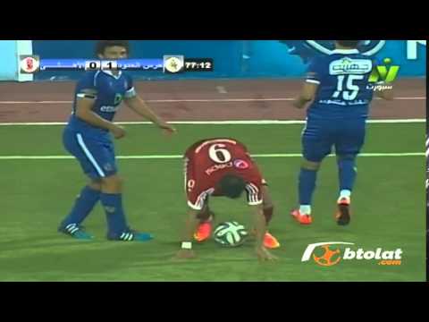 شاهد طرد حسام غالي في مباراة حرس الحدود