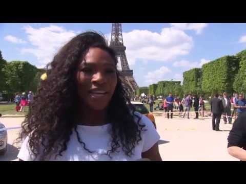 شاهد سيرينا ويليامز تنسحب من بطولة روما