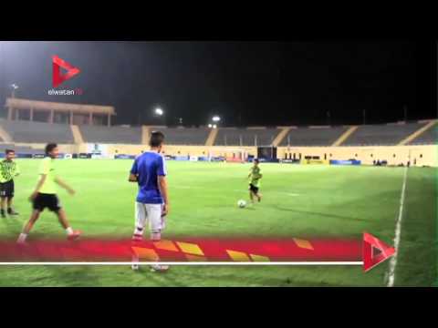 شاهد مصطفى فتحي يلعب مع براعم الزمالك