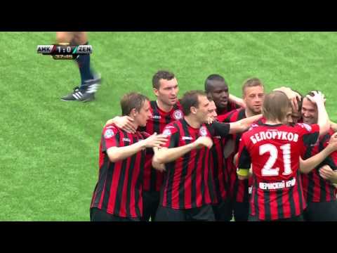 بالفيديو هدف صاروخي يهز الشباك في الدوري الروسي