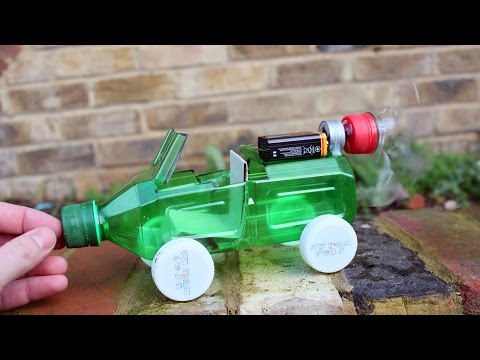 فيديو طريقة تصنيع سيارة لعبة في المنزل