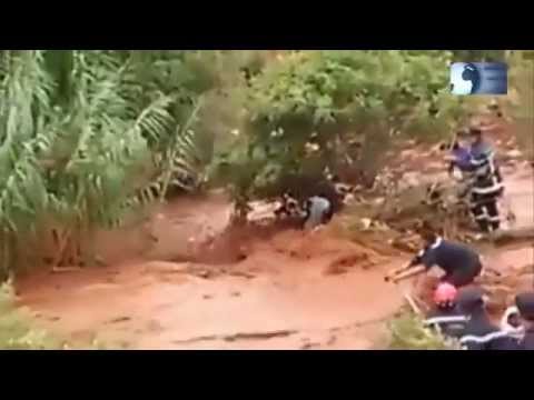 عُنصريّن من الوقاية المدنيّة يسقُطان في المياه