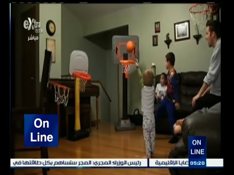 بالفيديو طفل يمتلك موهبة استثنائية في كرة السلة