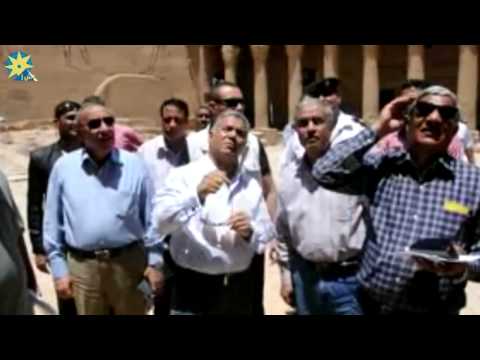 وزير الآثار في جولة إلى كشف أثرى جديد