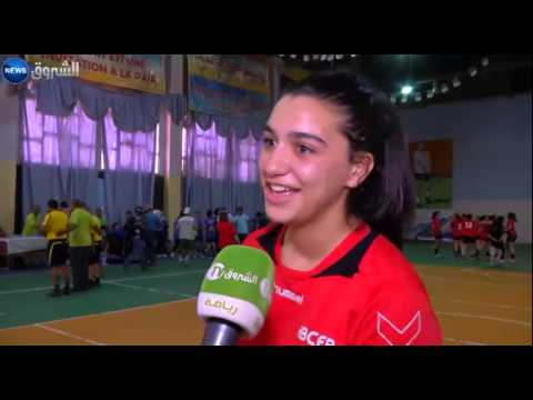 شاهد الأبيار يتوجن بثنائية الدوري والكأس لكرة اليد