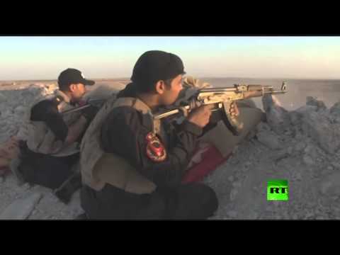 شاهد معارك بين القوات العراقية ومسلحي داعش