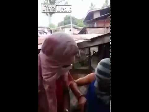 بالفيديو قطع رأس فتاة على طريقة داعش