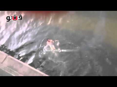 بالفيديو شبان يقفزون من أعلى كوبري