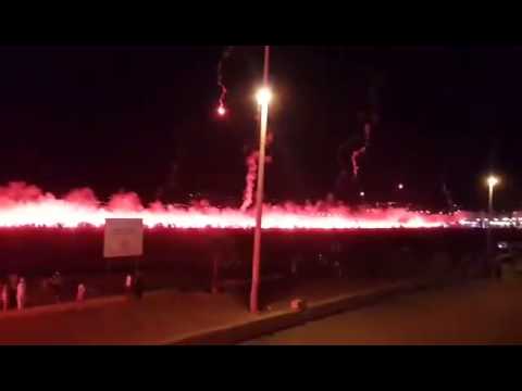 بالفيديو جماهير اتحاد طنجة تعد احتفالًا كبيرًا في الكورنيتش