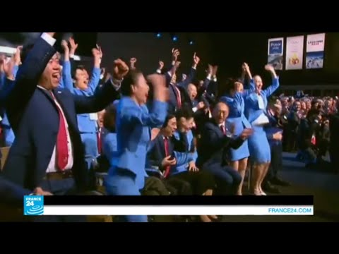 شاهد لحظة إعلان استضافة بكين للألعاب الأولمبية الشتوية 2022