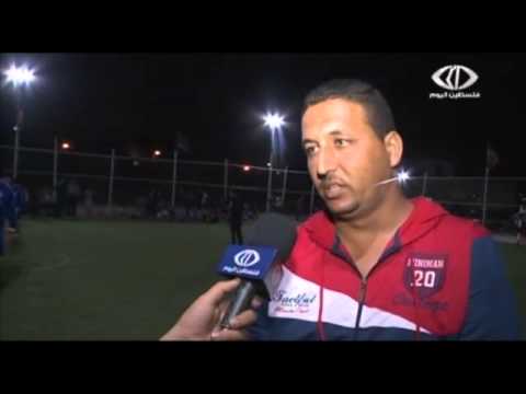 شاهد افتتاح ملعب لكرة القدم قرب جدار الفصل العنصري