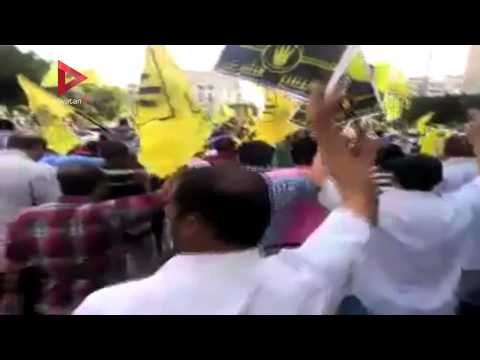 أنصار جماعة الإخوان يتظاهرون في مصر الجديدة