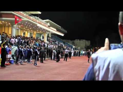 لاعبو الزمالك يعبّرون عن فرحتهم أمام الاتحاد