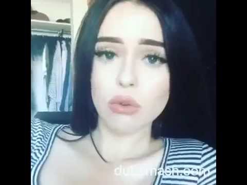 بالفيديو أطرف رد فعل فتاة حسناء على تطبيق dubsmash