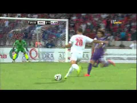 شاهد الهدف الثاني للوداد البيضاوي في مرمى العين