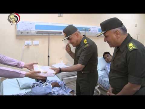 وزير الدفاع يتفقّد مُصابي كرم القواديس