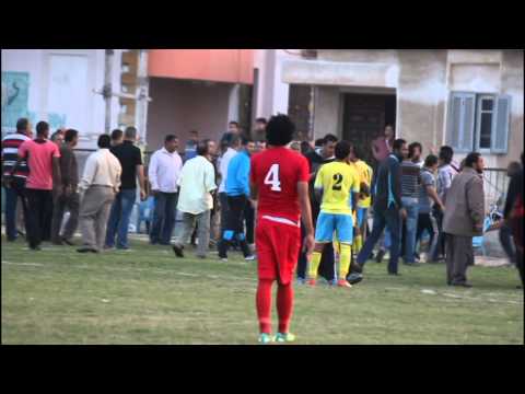 لاعبو كوم حمادة يعتدون على حكم لقاء الأوليمبي