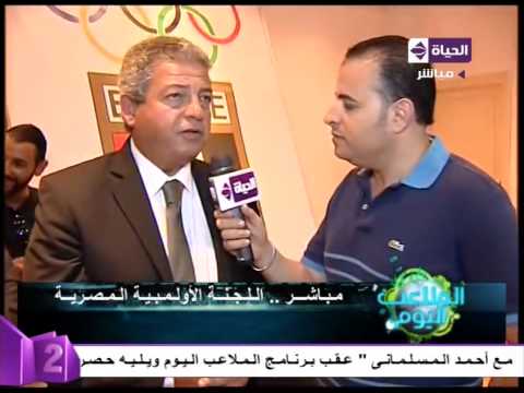 شاهد تصريحات وزير الشباب والرياضة عن أزمة اللاعب أحمد الشيخ