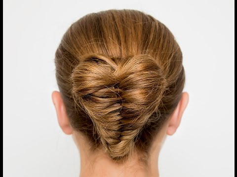 بالفيديو تعلمي تسريح شعرك على شكل قلب