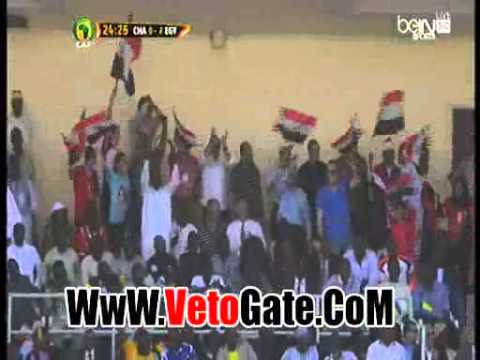 شاهد منتخب مصر يسجل ثاني أهدافه في مرمى التشاد