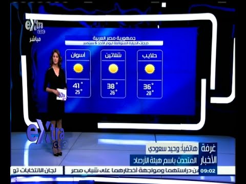 شاهد تعرف على درجات الحرارة المتوقعة لنهار اليوم في مصر