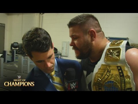 شاهد المصارع كيفن اوينز يعبر عن فوزه بلقب القارات بصرخة قوية