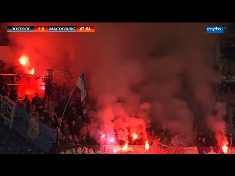 شاهد الشماريخ تتسبب بإيقاف في ألمانيا