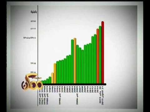 شاهد شكل الاقتصاد المصري منذ 1940 إلى 2015