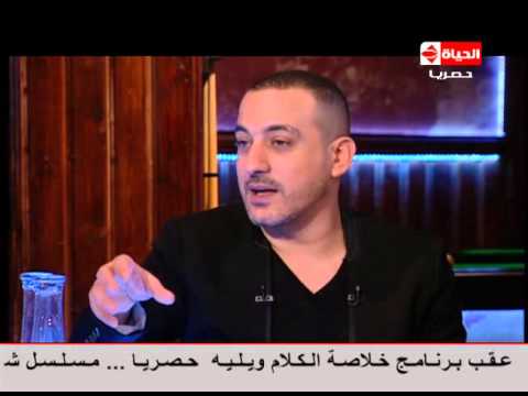 شاهد الفنان دياب يبكي عندما سمع أغنية يا مصريين