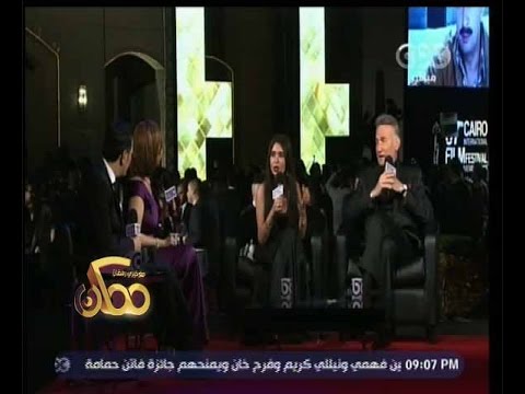 شاهد لقاء مع الفنان عزت أبو العوف والراقصة دينا
