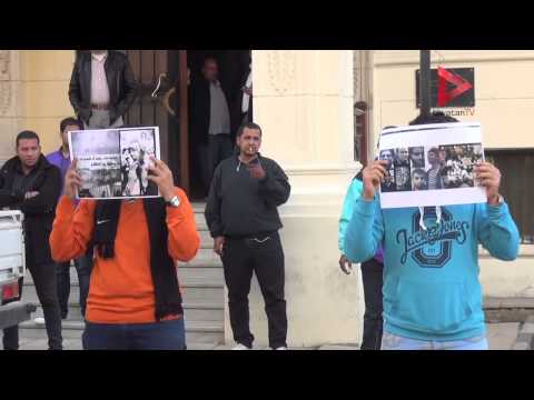 طلاب جامعة القاهرة يتظاهرون ضد الحُكم ببراءة مبارك