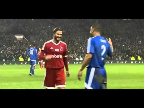 فيديو نجل بيكهام يشارك في مباراة الأساطير