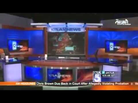 زلزال يضرب أستوديو ويرعب المذيعين