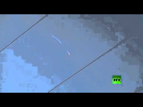 شاهد لحظة إسقاط الطائرة الروسية الحربية