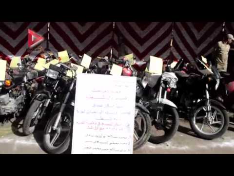 أمن الغربية ينظم معرض للمسروقات المضبوطة