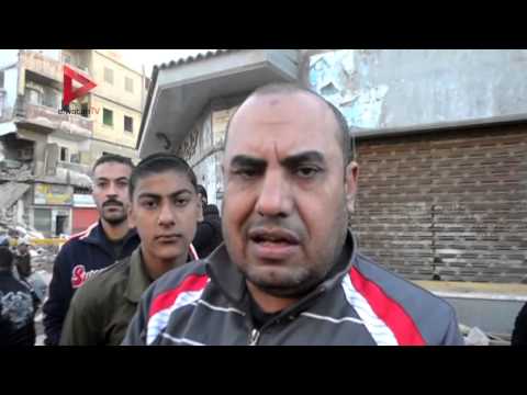 انهيار عمارة سكنية مكونة من ٥ طوابق في المحلة‎