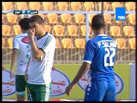 شاهد الهدف الأول لـأسوان بقدم فؤاد سلامة