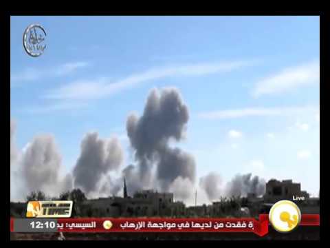 بالفيديو قصف جوي يستهدف مواقع المعارضة في درعا والقنيطرة