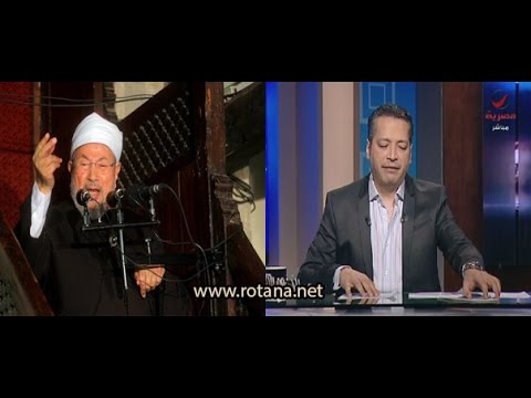 تامر أمين يصف القرضاوي بـالخبيث