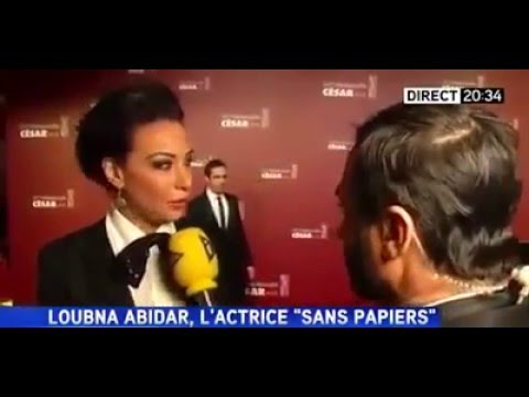 شاهد  لبنى أبيضارتعتبر حفل « سيزار » بحال عرسي