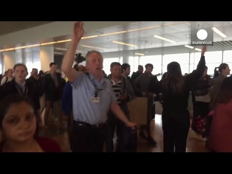 panic inside brussels airport after explosions