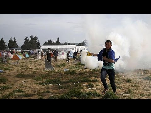 greece protests over fyrom polices excessive violence