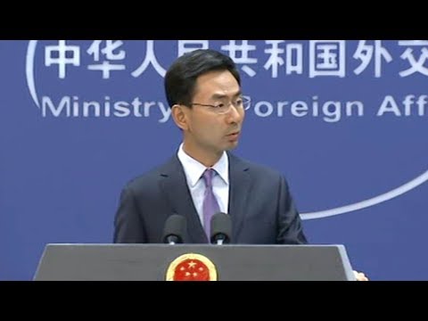 china opposes show of force after us