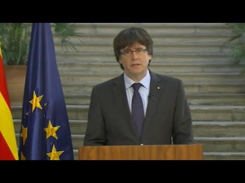 sacked catalan leader calls for democratic