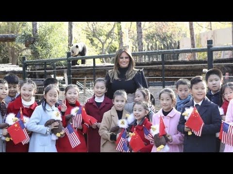 us first lady melania trump visits beijing