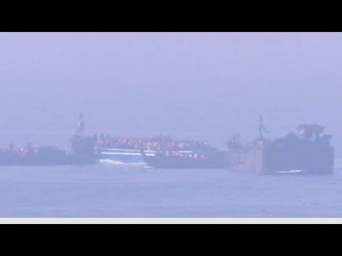 operation to rescue stranded migrants underway