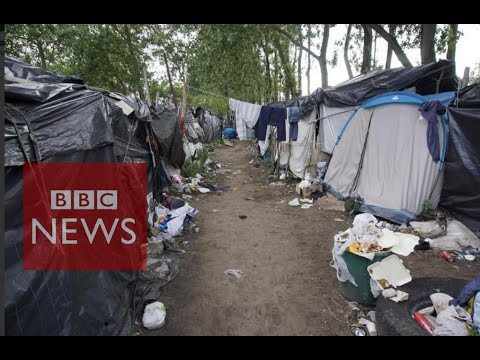living conditions in the jungle migrant camp
