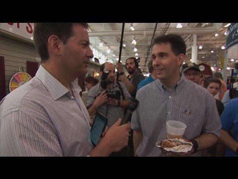 scott walker talks immigration at the iowa fair