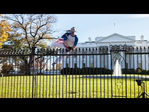 man arrested after jumping